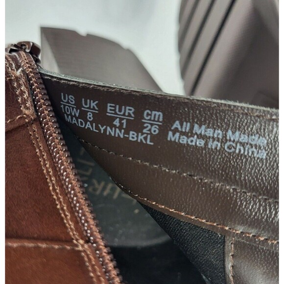 Naturalizer Madalynn Buckle Ankle Boots water Repellent 10W - Picture 16 of 16